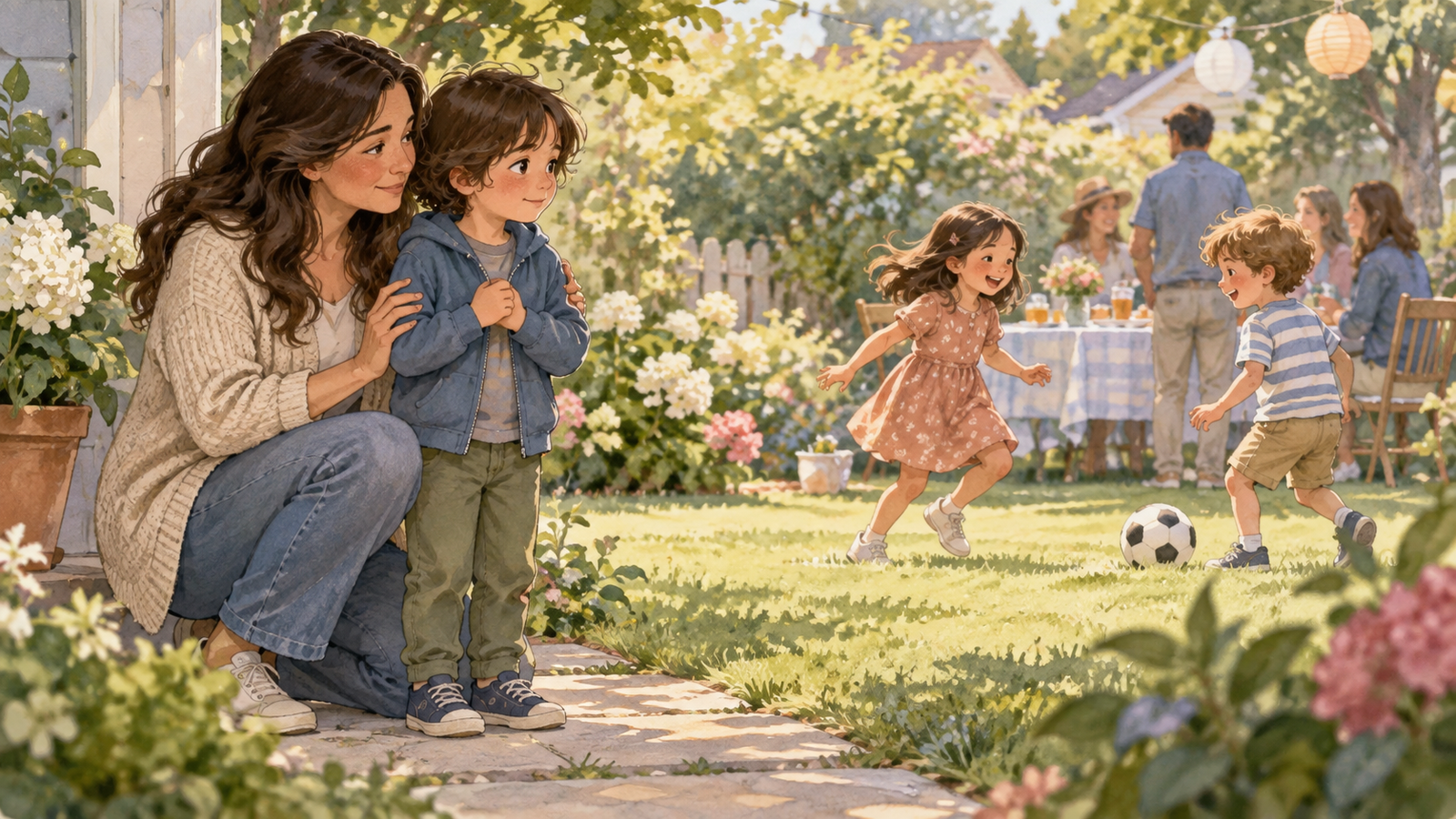 Helping a Shy Child Feel Comfortable Without Pressuring Them to Perform